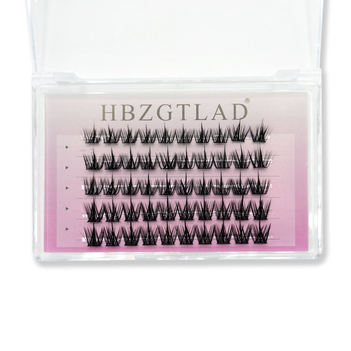 L curl L curves DIY Clusters Eyelash Extension Mix Dovetail Individual Lashes Natural Segmented Eyelash Bundles