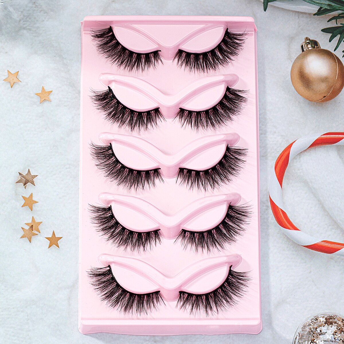 Cat Eye Lashes Faux Mink Eyelashes Winged End Eye Elongated Eyelashes Fake Lashes Soft Natural long Full Strip Lashes