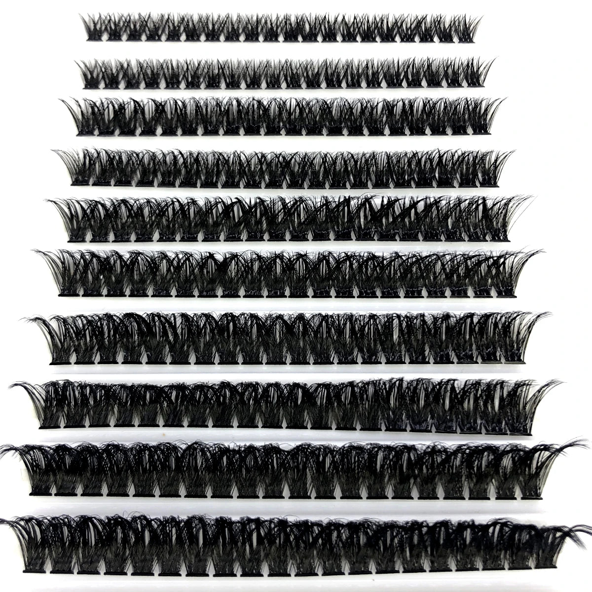 200 Clusters MIx DIY Eyelashes 60D/80D Premade Fan Lash Extension Individual Mink Cluster Heat Bonded Lashes Soft