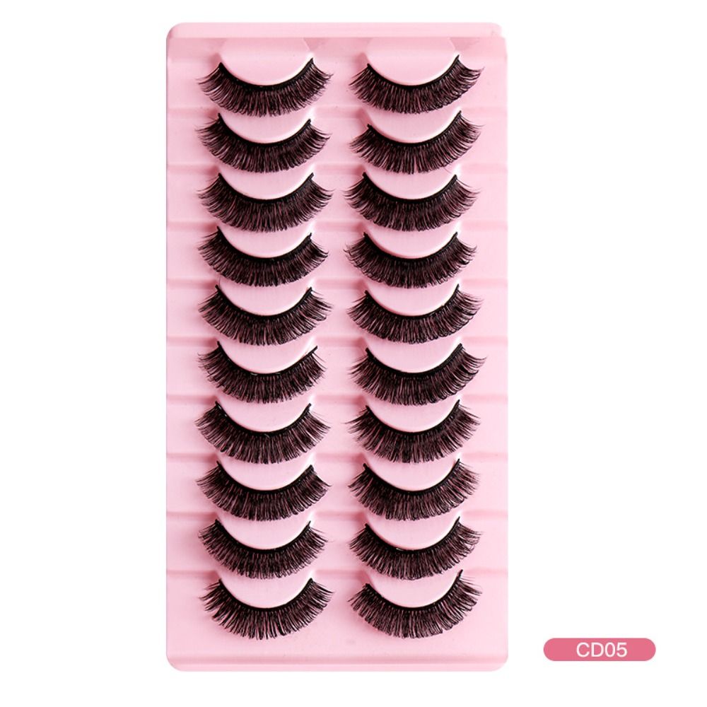 8 Pairs 3D Mink False Eyelashes Natural Wispy Fluffy Dramatic Volume Fake Lashes Extension Handmade Cruelty-free Eyelash