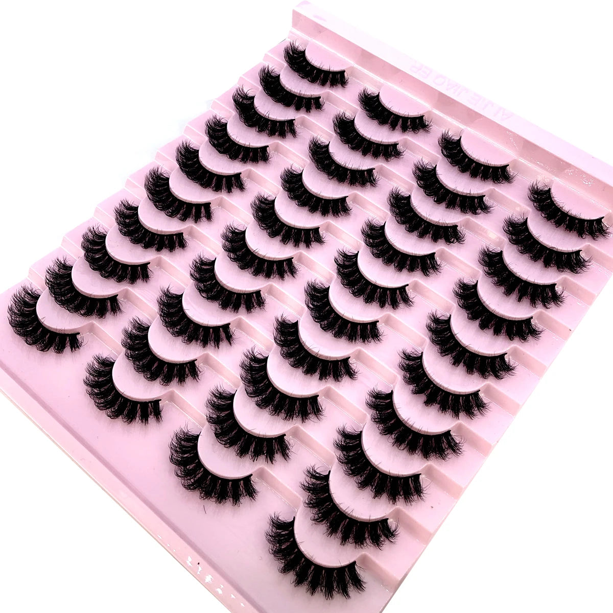 20 pairs lashes 3D Faux Mink Lashes Natural False Eyelashes Dramatic Fluffy Soft Volume Lashes Eyelash Extension
