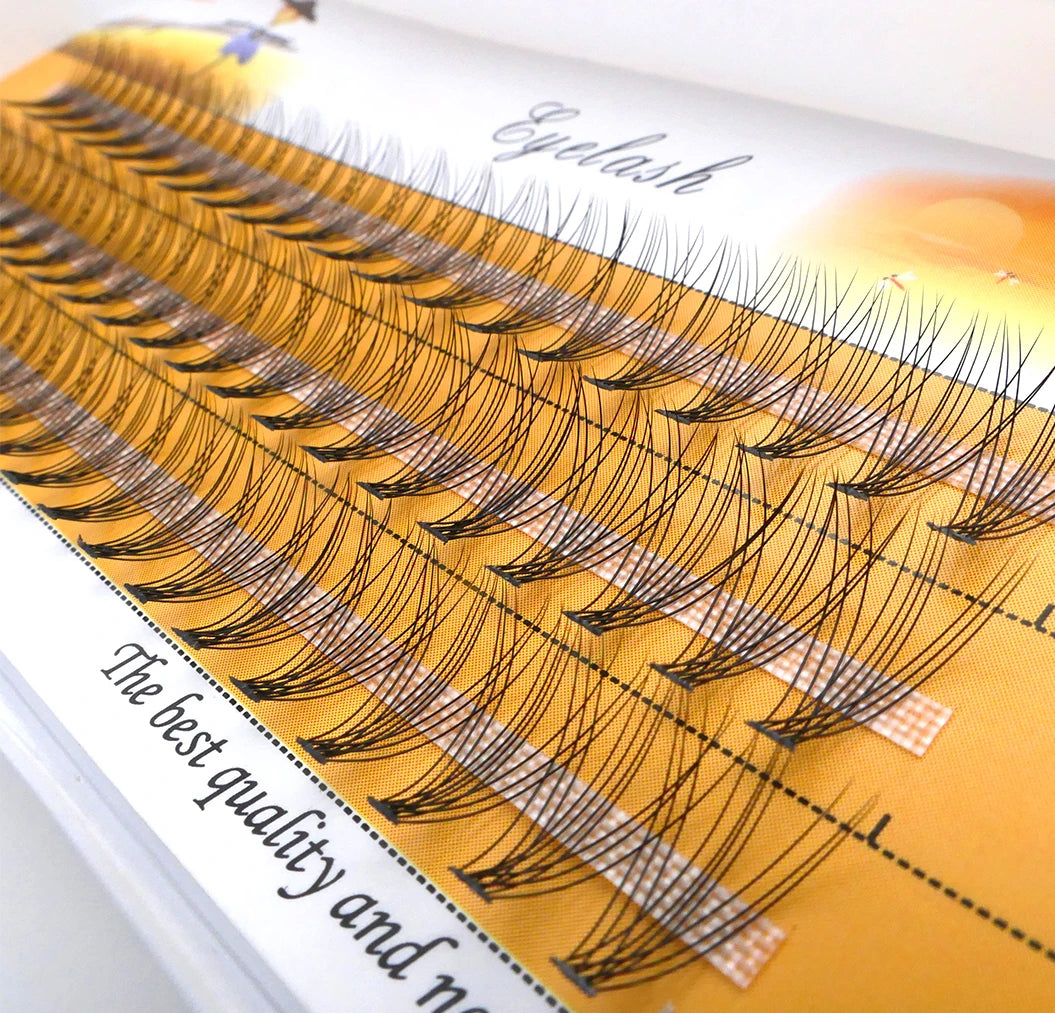 10D imitation mink lashes 60 bundles/box natural lashes extension 3D Russian cluster