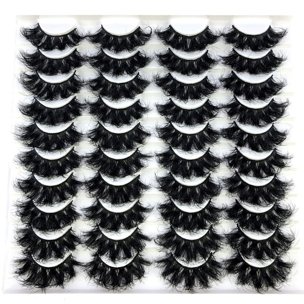 10 Pairs Natural False Eyelashes Fake Lashes Long Makeup 3d Mink Lashes Extension Eyelash Mink Eyelashes