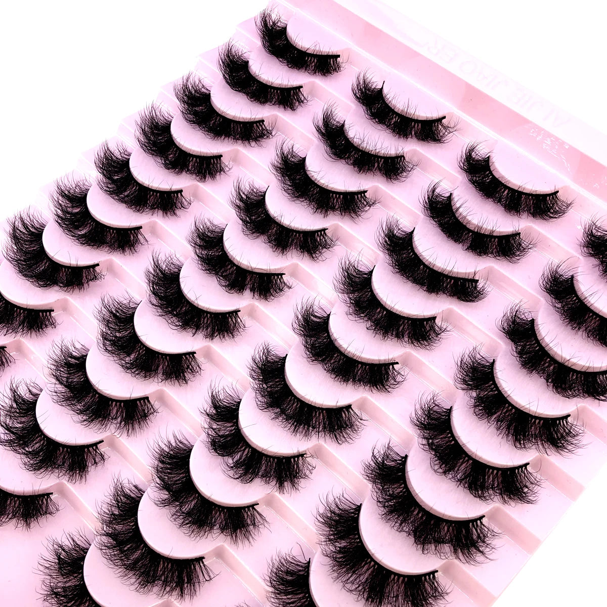 20 pairs lashes 3D Faux Mink Lashes Natural False Eyelashes Dramatic Fluffy Soft Volume Lashes Eyelash Extension
