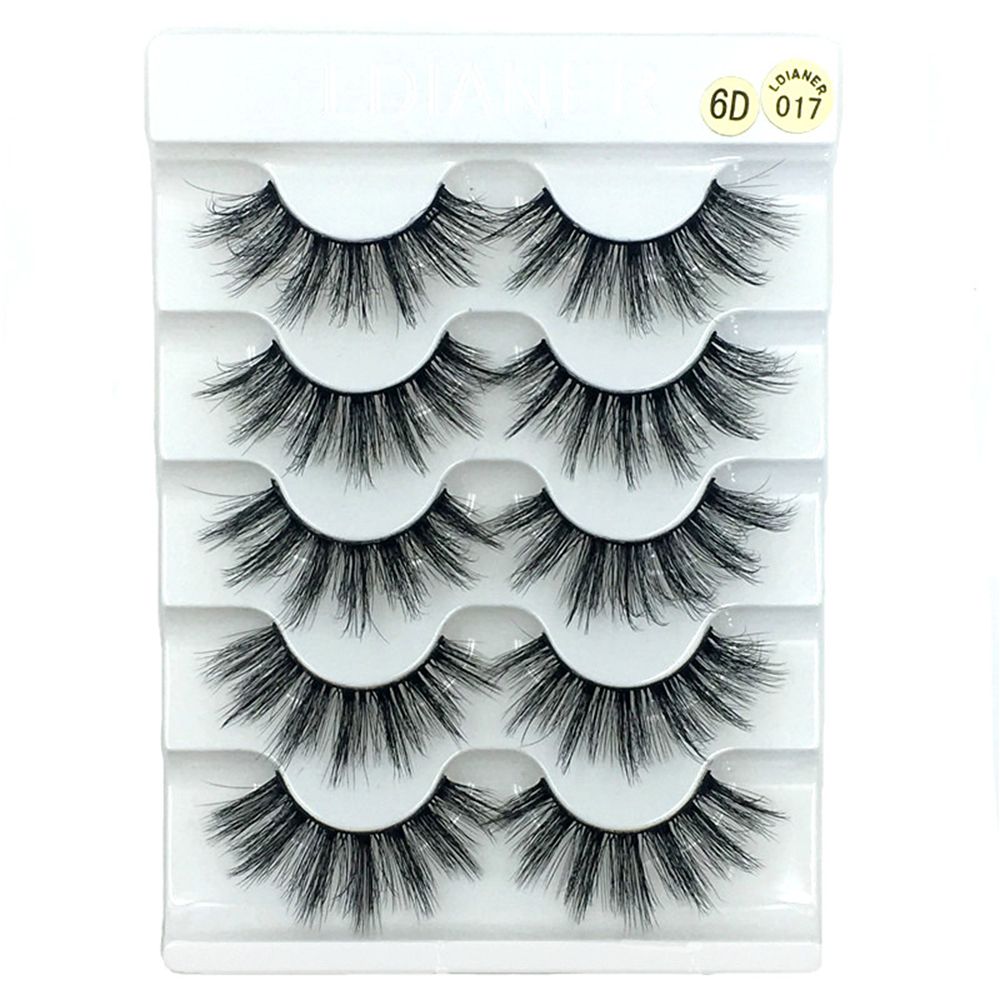 8 Pairs 3D Mink False Eyelashes Natural Wispy Fluffy Dramatic Volume Fake Lashes Extension Handmade Cruelty-free Eyelash