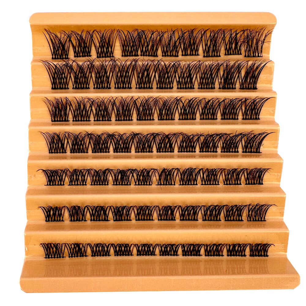 DIY Clusters Eyelash Extension 70Cluster Segment Mink Eyelashes Fluffy Volume Dovetail Segmented Eye Lashes