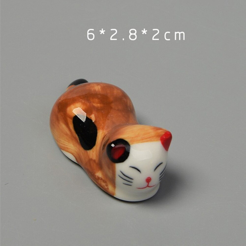Cute Dumpling Shape Ceramic Chopsticks Holder Stand Chopstick Rack Pillow Japanese Style Kitchen Tableware Tools
