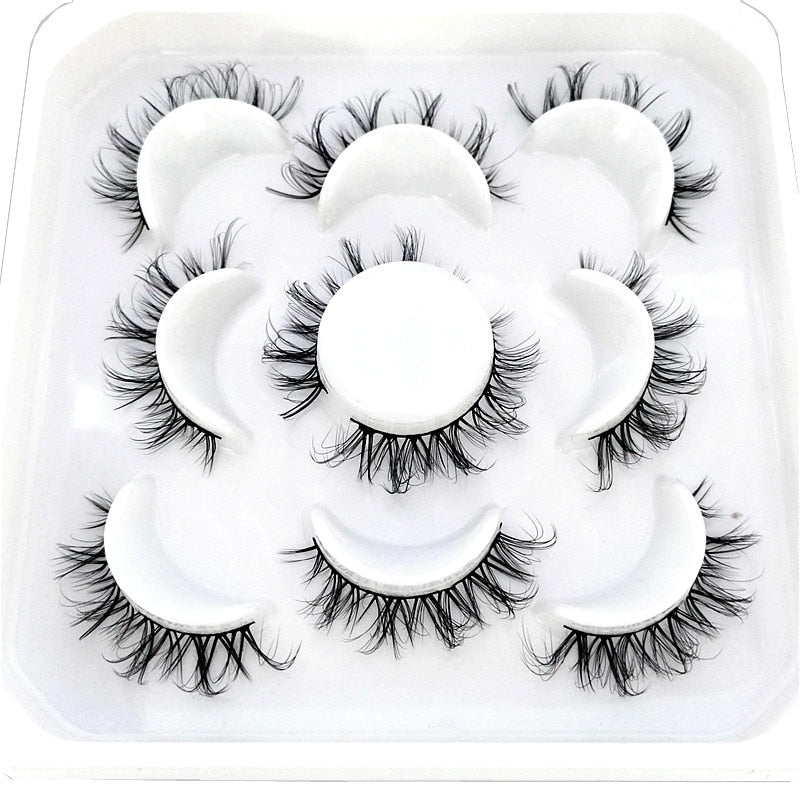 Lashes DD Curl 10-23mm Russian volumes Mink Lashes 3D Mink Eyelashes Lashes Reusable Fluffy False Lashes extensions