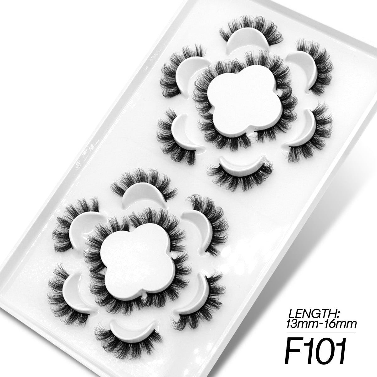 5/10 pairs 3D Faux Mink Eyelashes Long Lasting Fluffy Mink Lashes Dramatic Volume Lashes Extension Thick Long