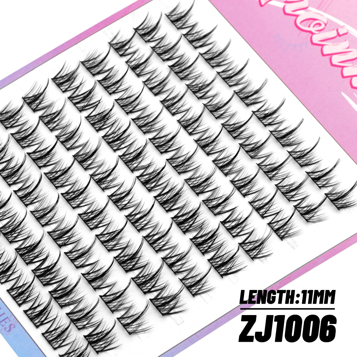 DIY Lashes 120 pcs Eyelash Extension C Curl Long Individual Lashes Mixed Tray Faux Mink Lash Clusters Extensions