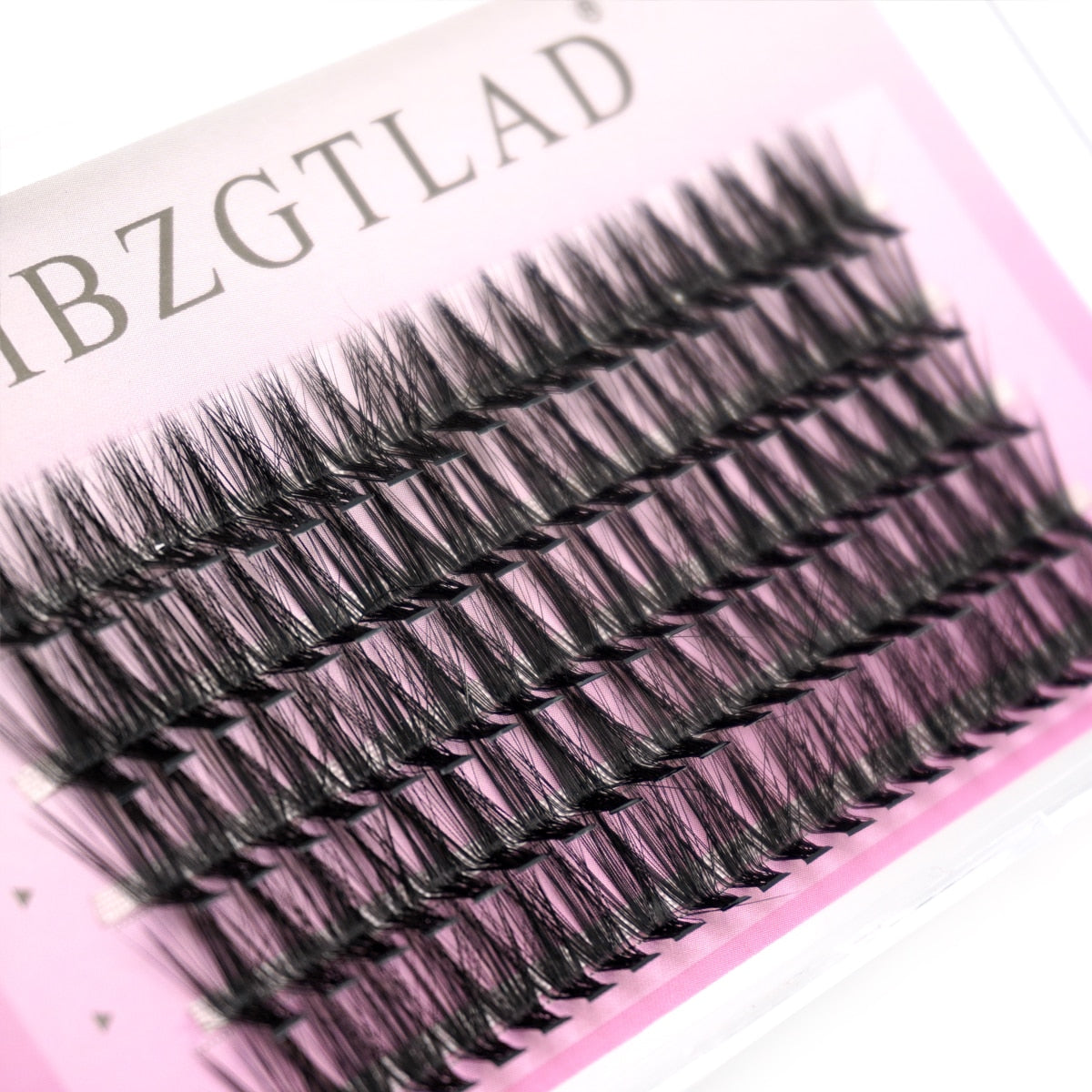L curl L curves DIY Clusters Eyelash Extension Mix Dovetail Individual Lashes Natural Segmented Eyelash Bundles