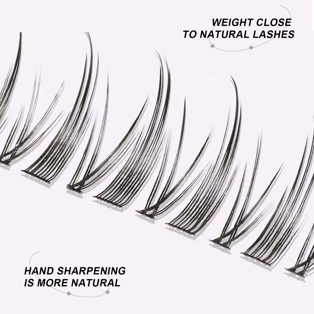 Manga Natural Lashes False Eyelashes Cos Handmade Devil Big Eyes Cluster False Lashes Eyelashes Extension