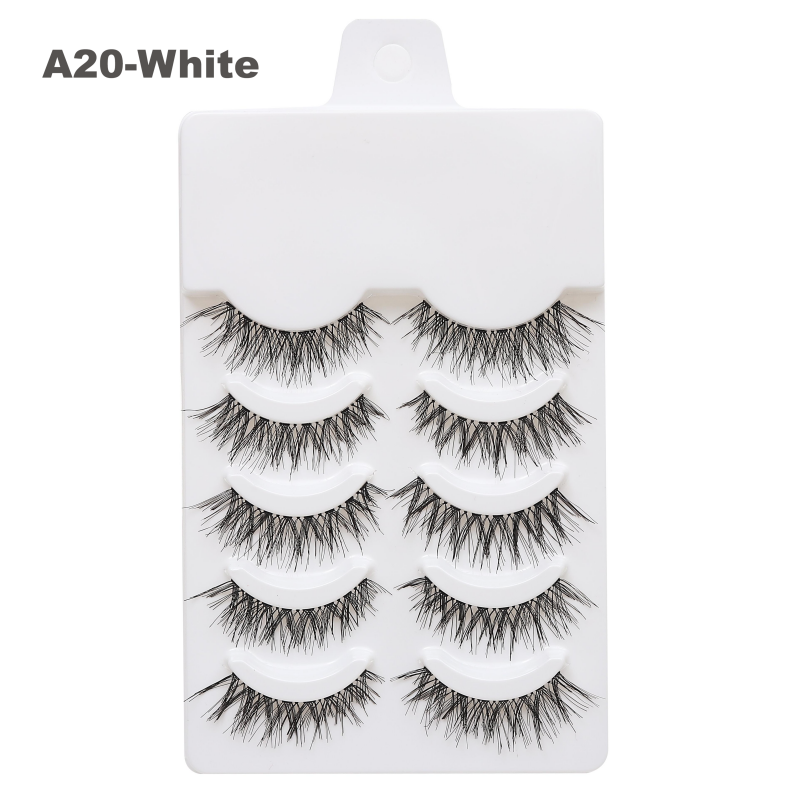 Manga Lash Eyelashes Lashes Wispy Mink Eyelashes Cosmetics Korean Style Soft Natural Lashes