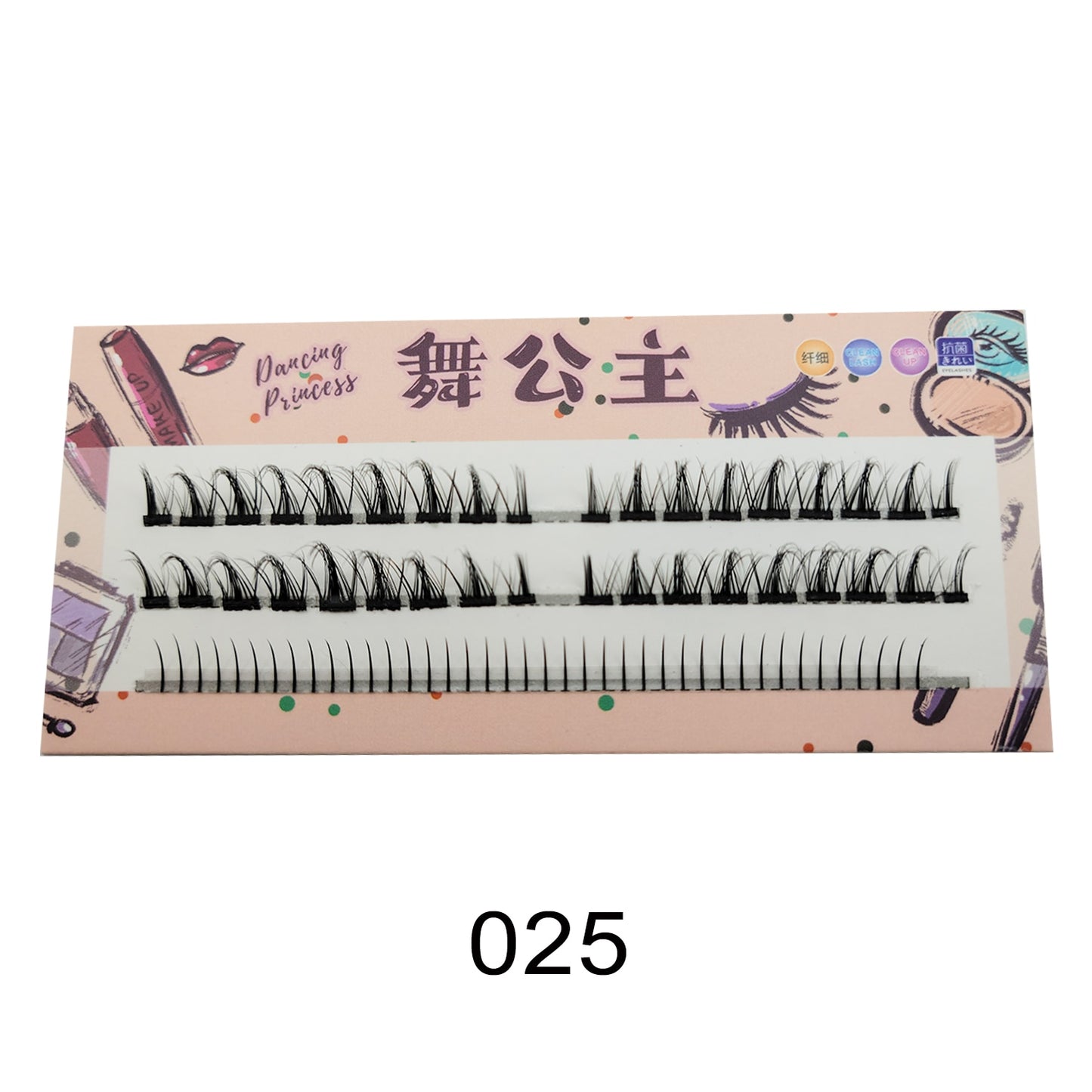Manga Natural Lashes False Eyelashes Cos Handmade Devil Big Eyes Cluster False Lashes Eyelashes Extension