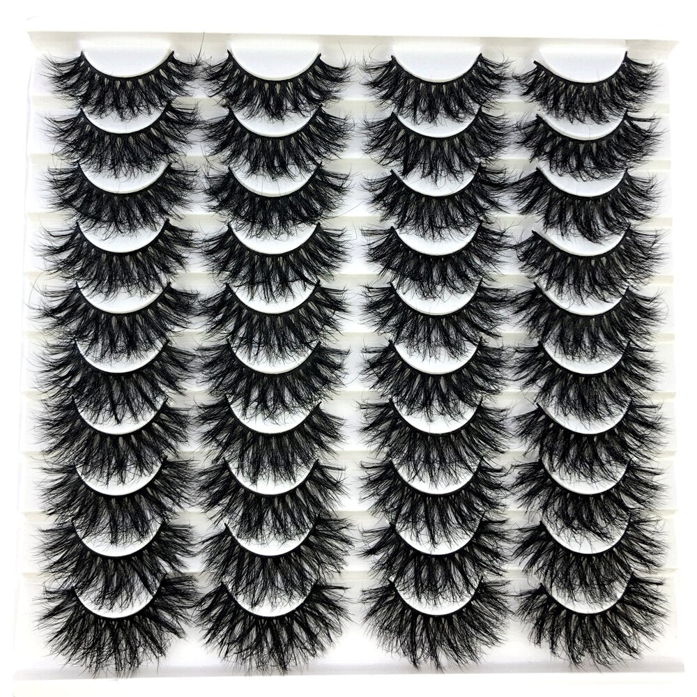 10 Pairs Natural False Eyelashes Fake Lashes Long Makeup 3d Mink Lashes Extension Eyelash Mink Eyelashes