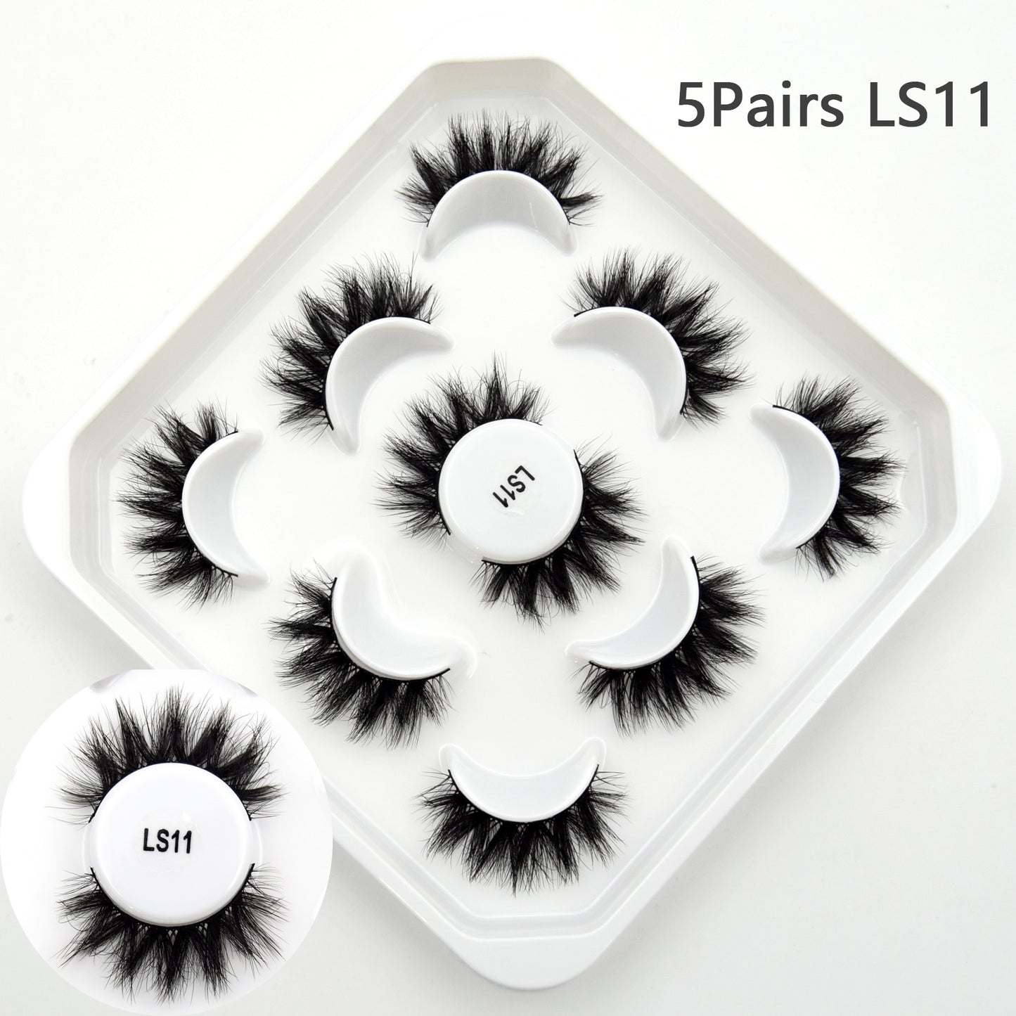 3/5/10pairs Fake Eyelashes Thick Long False Eyelashes Dramatic Lashes 3D Faux Mink Eyelashes Full Strip Lashes