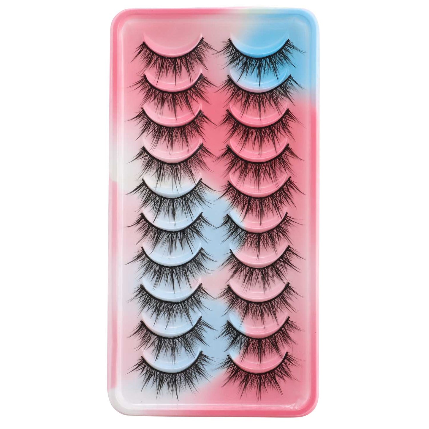 8 Pairs 3D Mink False Eyelashes Natural Wispy Fluffy Dramatic Volume Fake Lashes Extension Handmade Cruelty-free Eyelash