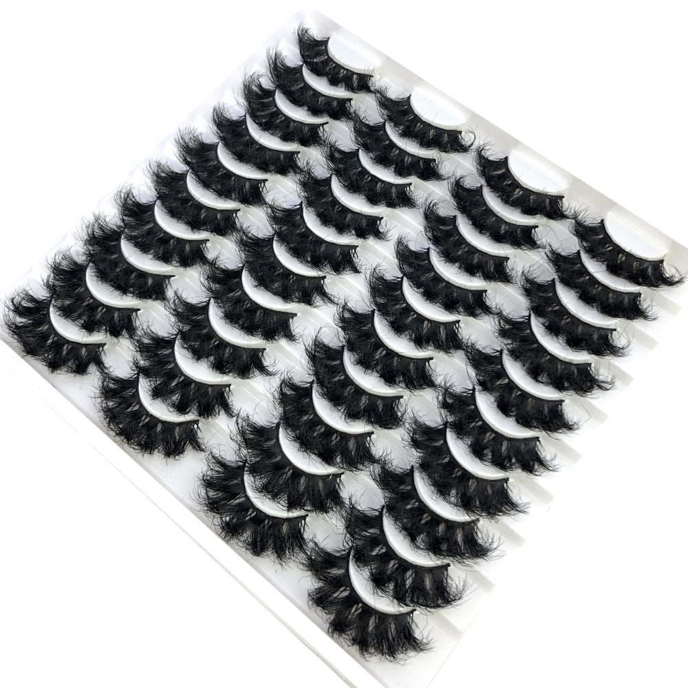 10 Pairs Natural False Eyelashes Fake Lashes Long Makeup 3d Mink Lashes Extension Eyelash Mink Eyelashes
