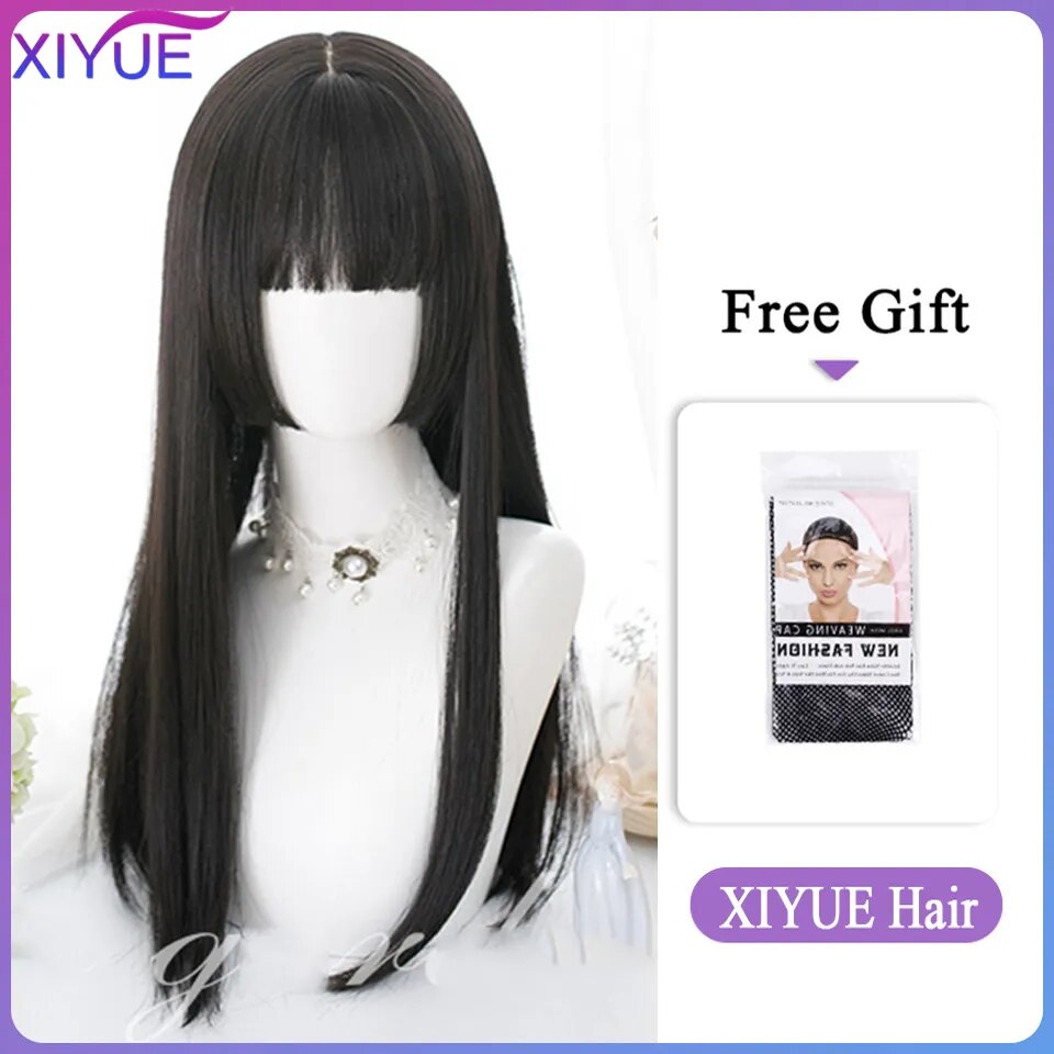 Blue Pink Lolita Wigs Ombre Long Water Wave Cosplay Wigs Synthetic Hair Wigs Heat Resistant For Women
