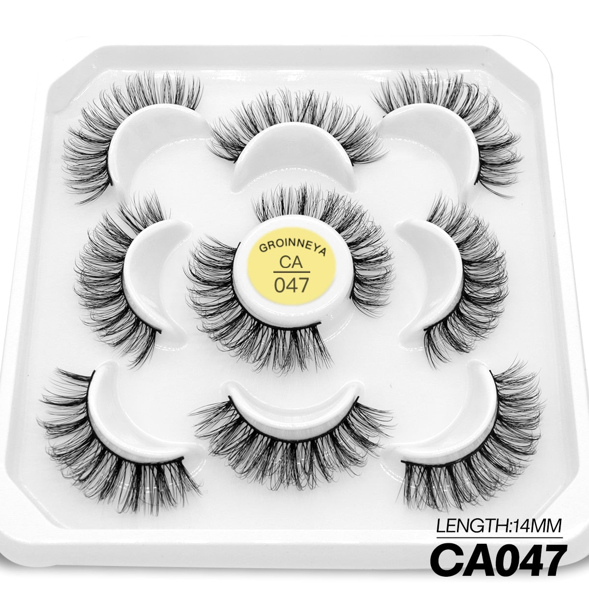 5 Pairs Eyelashes Manga Lashes Natural Cosplay False Lashes Fluffy Soft Cross Fairy Little Devil Lashes Extension