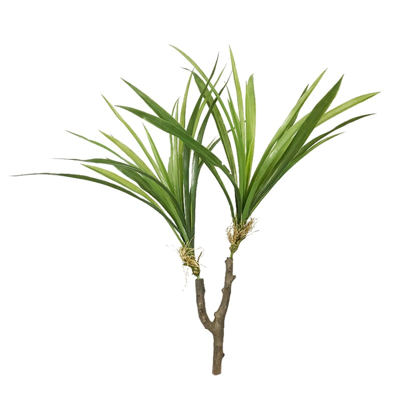 122cm Tropical Tree Large Artificial Ficus Plants Branches Plastic Fake Leafs Green Banyan Tree For Home Garden Room Shop Decor