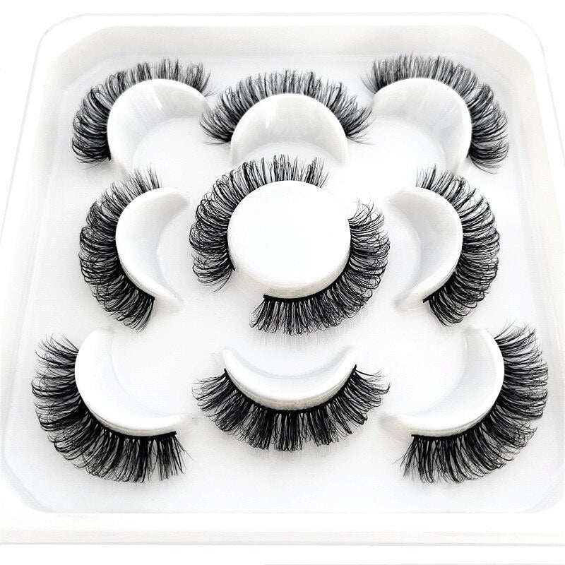 Lashes DD Curl 10-23mm Russian volumes Mink Lashes 3D Mink Eyelashes Lashes Reusable Fluffy False Lashes extensions
