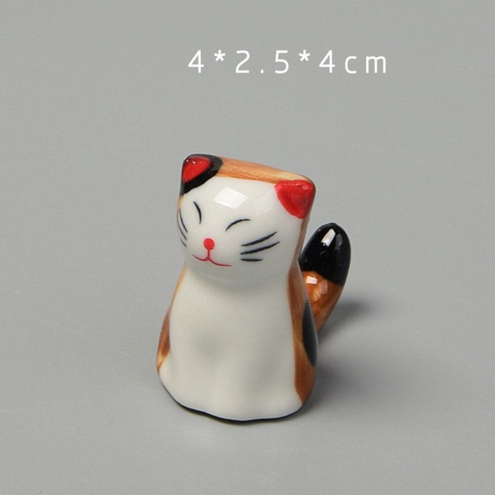 Cute Dumpling Shape Ceramic Chopsticks Holder Stand Chopstick Rack Pillow Japanese Style Kitchen Tableware Tools