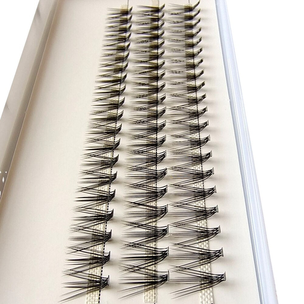 60 Clusters Lashtray For 10D 20D L curl Individual Eyelashes Bunches Professional Makeupartist Faux Lashtray
