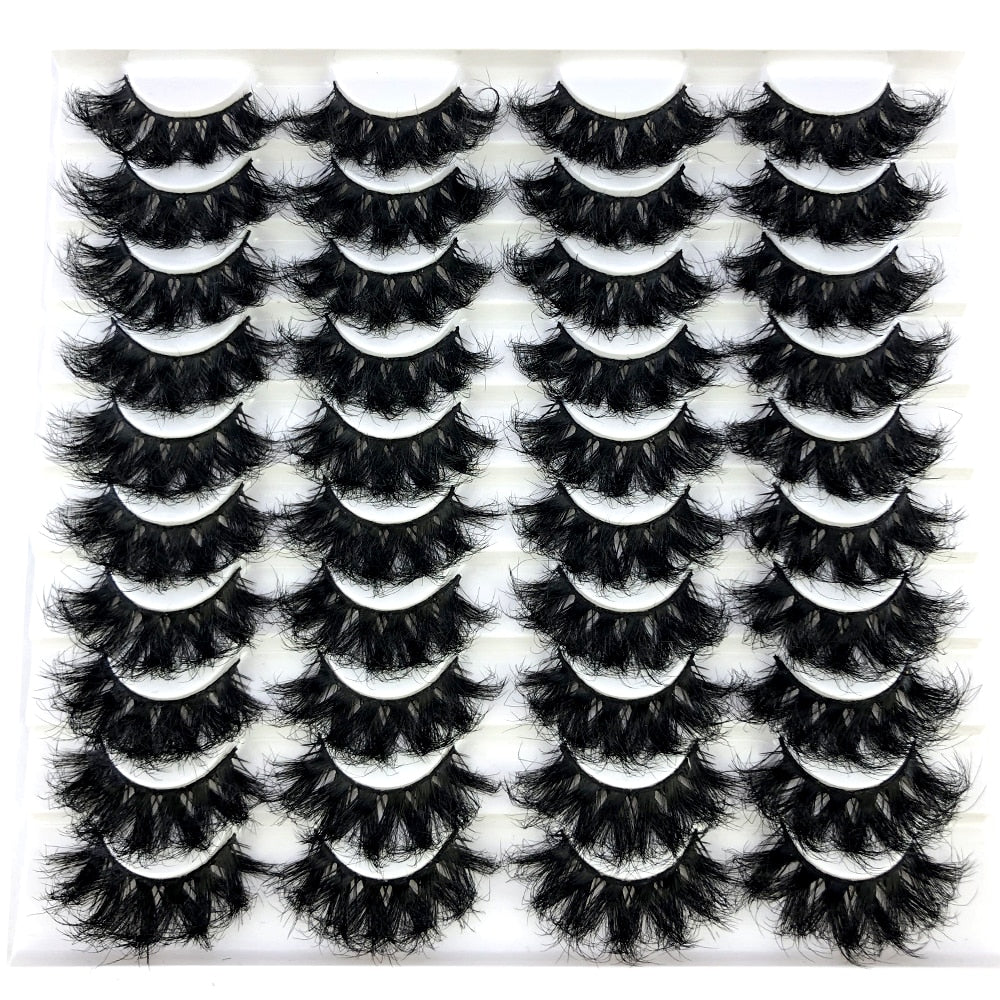 10 Pairs Natural False Eyelashes Fake Lashes Long Makeup 3d Mink Lashes Extension Eyelash Mink Eyelashes