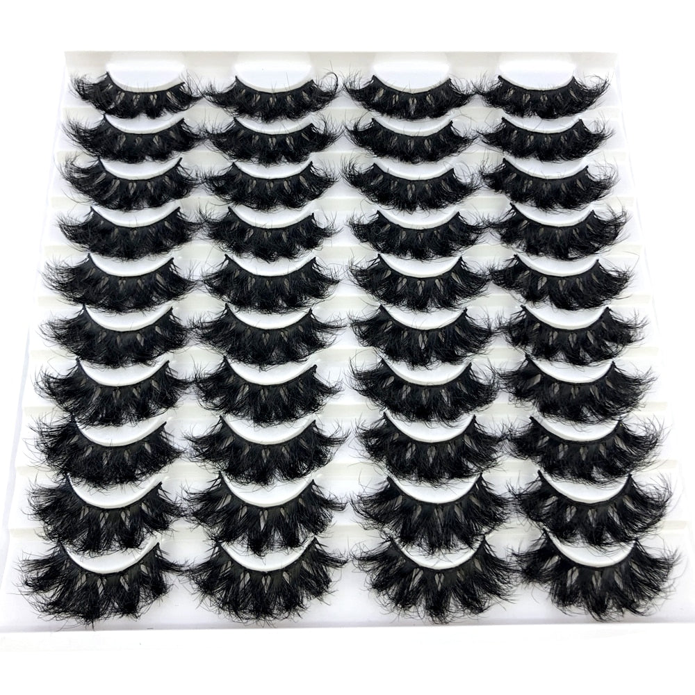 10 Pairs Natural False Eyelashes Fake Lashes Long Makeup 3d Mink Lashes Extension Eyelash Mink Eyelashes