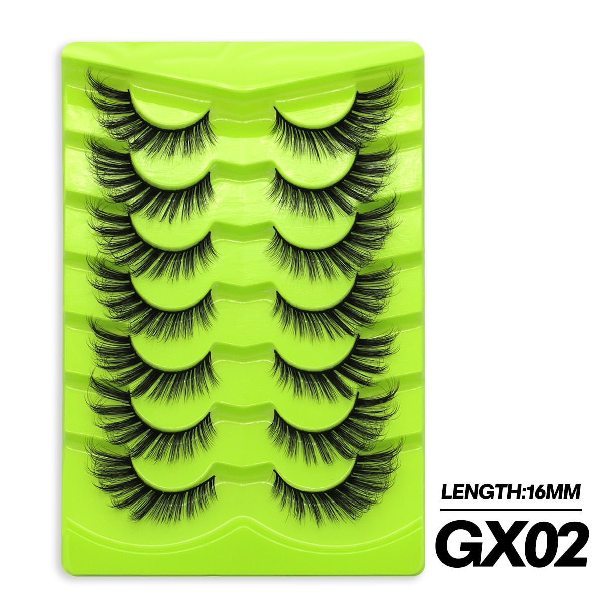 5/7 Pairs Cat Eye Lashes Faux Mink Eyelashes Winged End Eye Elongated Eyelashes Fake Lashes Fluffy long Full Strip