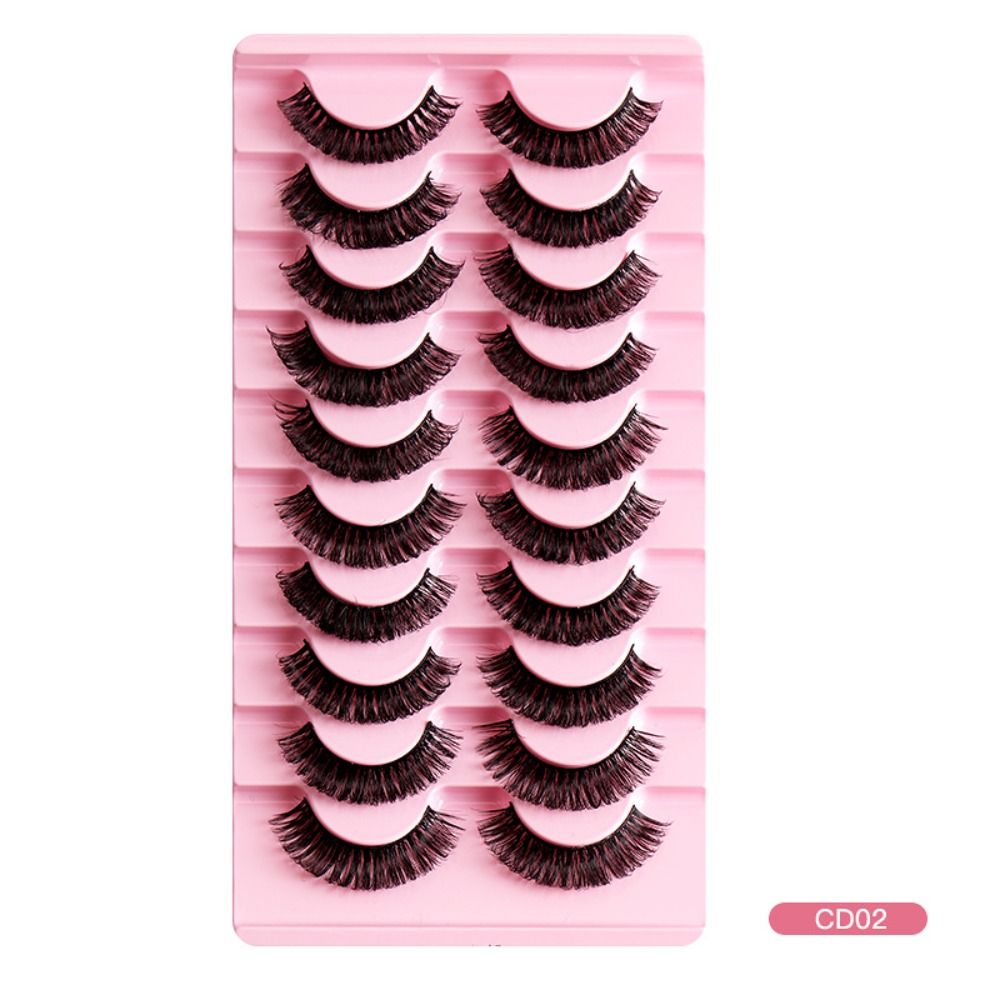 8 Pairs 3D Mink False Eyelashes Natural Wispy Fluffy Dramatic Volume Fake Lashes Extension Handmade Cruelty-free Eyelash