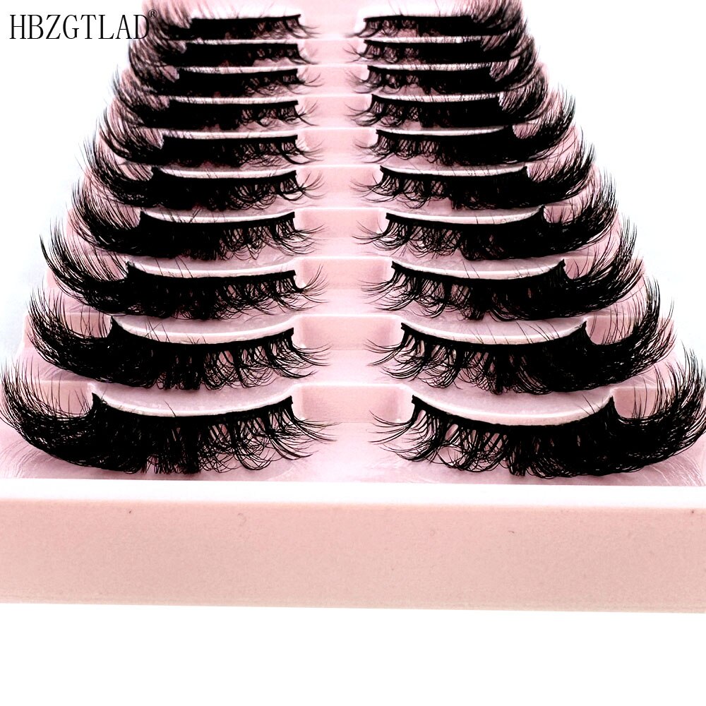 3d mink eyelashes natural hand made false lashes maquiagem lashes mink full strip Volume faux cils 5D Fluffy mink lashes
