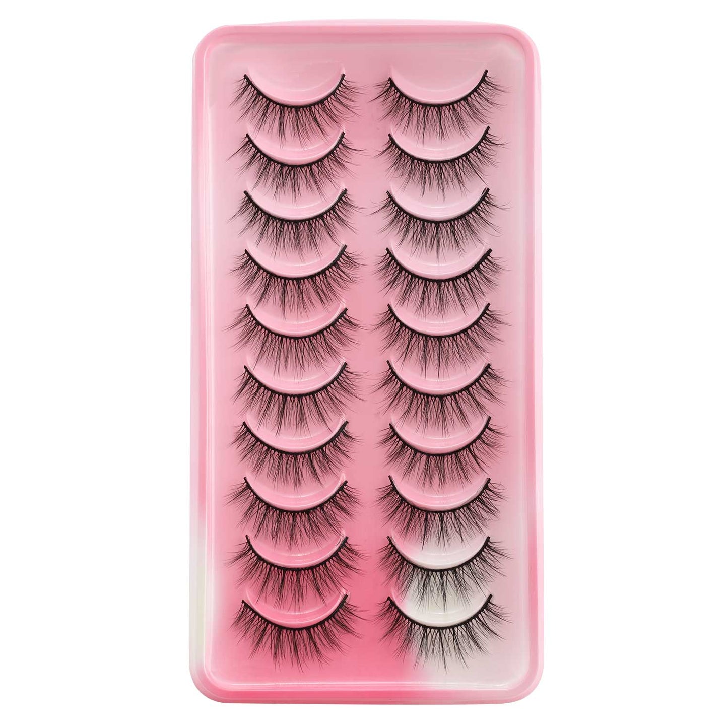 8 Pairs 3D Mink False Eyelashes Natural Wispy Fluffy Dramatic Volume Fake Lashes Extension Handmade Cruelty-free Eyelash