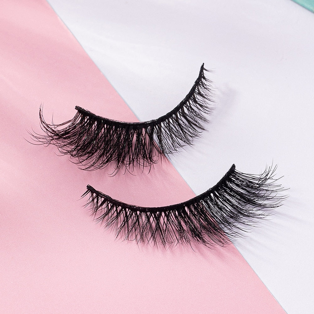 Cat Eye Lashes Faux Mink Eyelashes Winged End Eye Elongated Eyelashes Fake Lashes Soft Natural long Full Strip Lashes