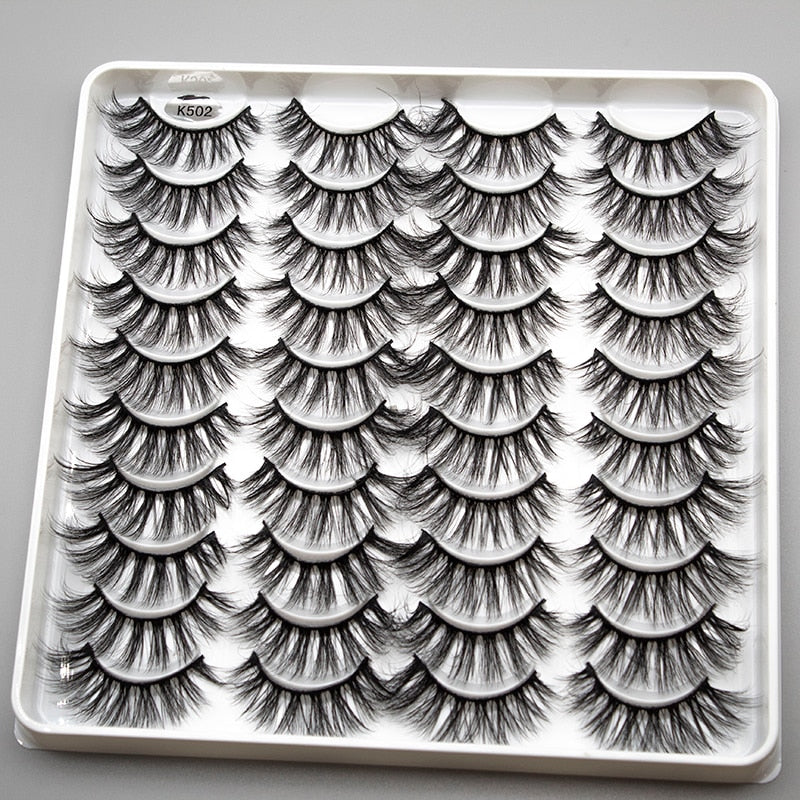 20Pairs fake eyelashes Lashes nagaraku mink lashes False bright lashes fadvan y Eyelashes extensions of cils eyelashes