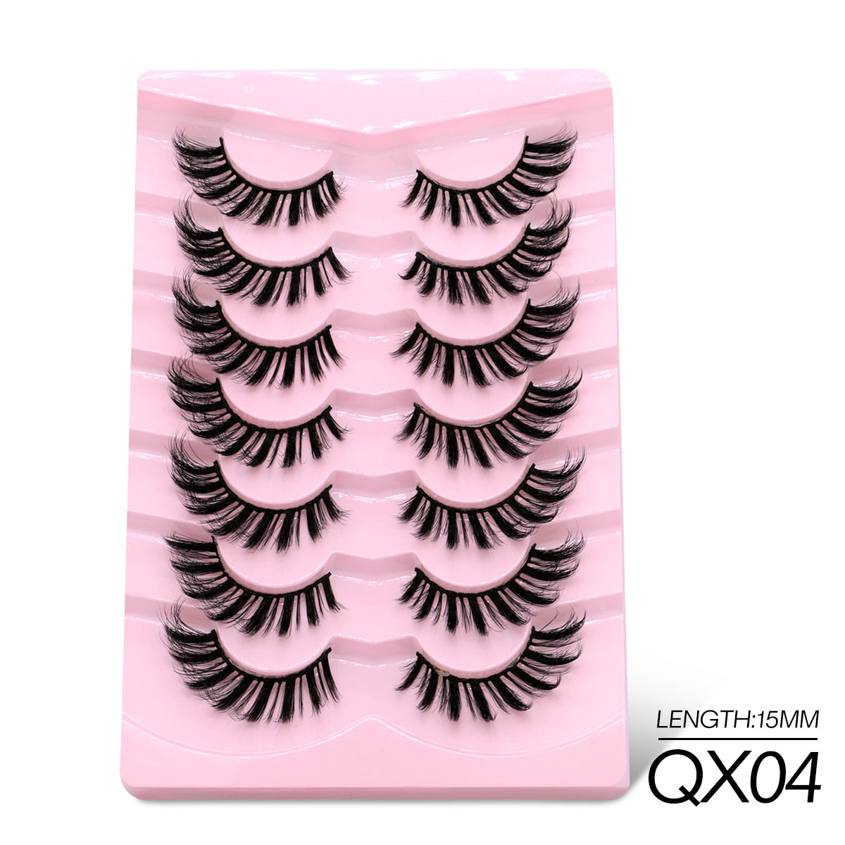 5/7 Cat Eye 3D Mink Lashes Natural Eyelashes Winged End Eye Elongated False Eyelashes lashes Extension