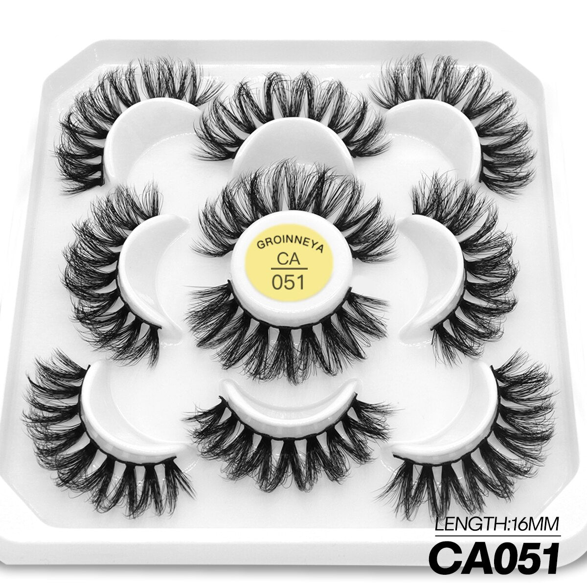 5 Pairs Eyelashes Manga Lashes Natural Cosplay False Lashes Fluffy Soft Cross Fairy Little Devil Lashes Extension