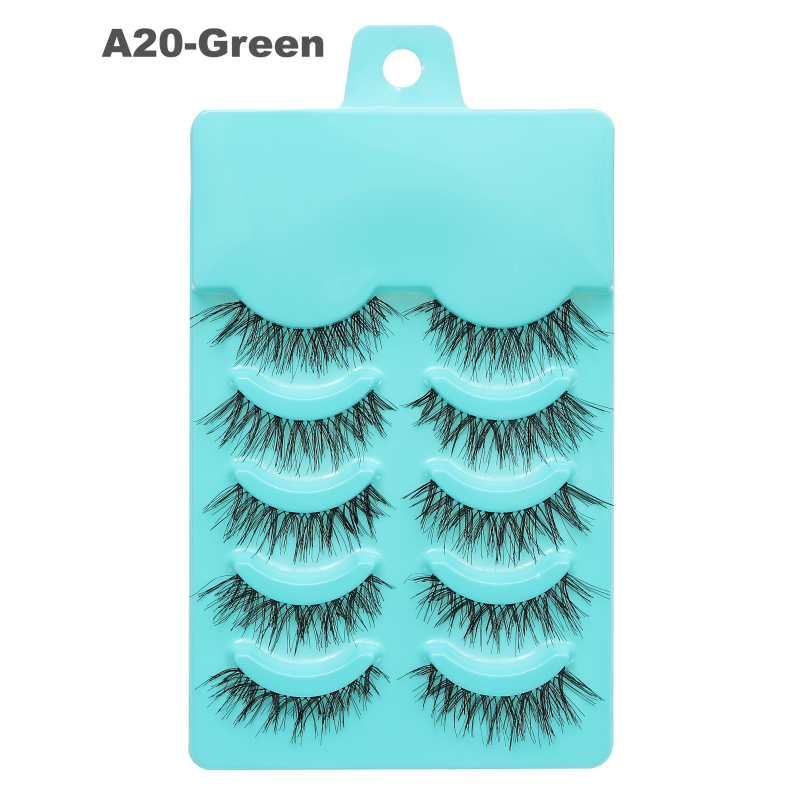 Manga Lash Eyelashes Lashes Wispy Mink Eyelashes Cosmetics Korean Style Soft Natural Lashes