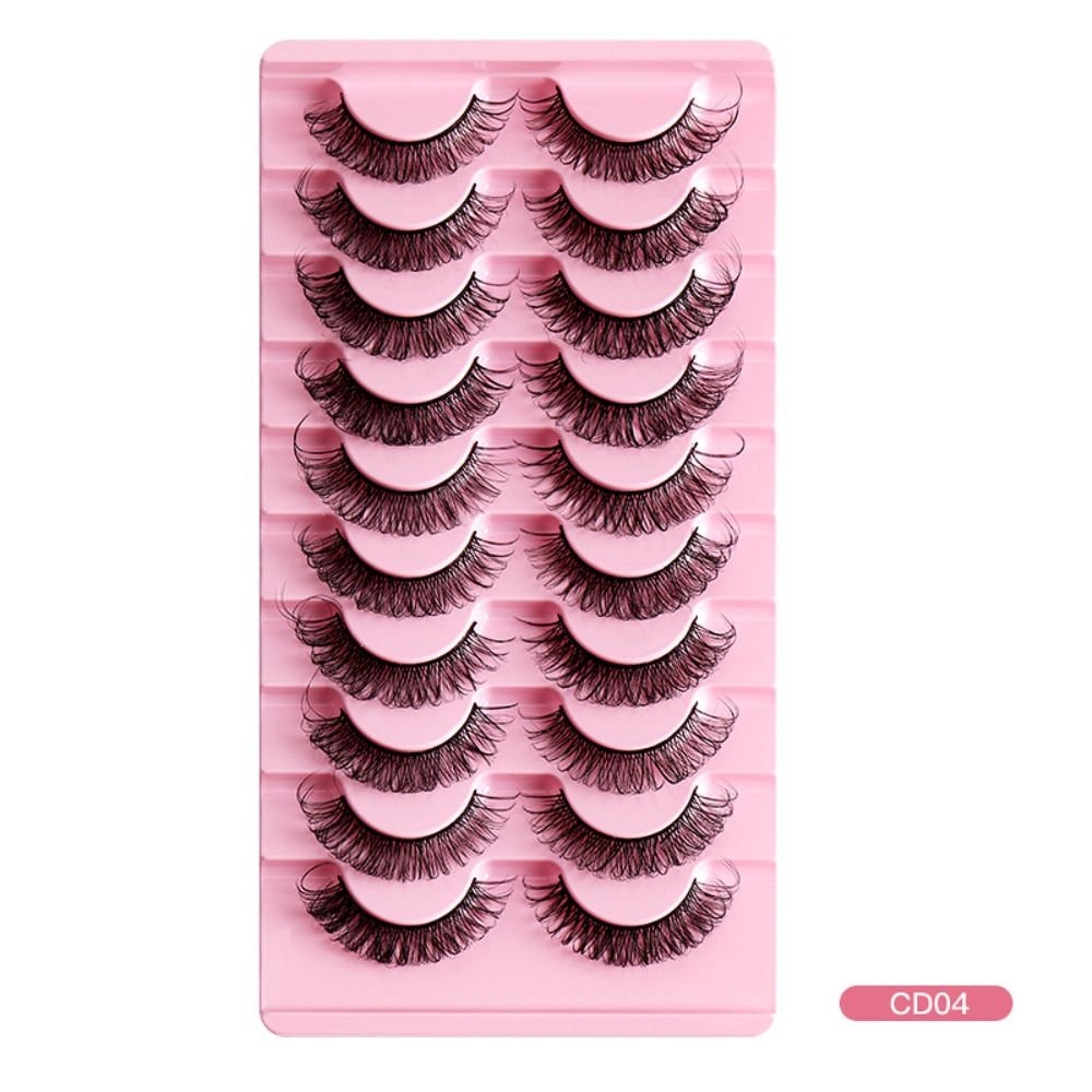 8 Pairs 3D Mink False Eyelashes Natural Wispy Fluffy Dramatic Volume Fake Lashes Extension Handmade Cruelty-free Eyelash