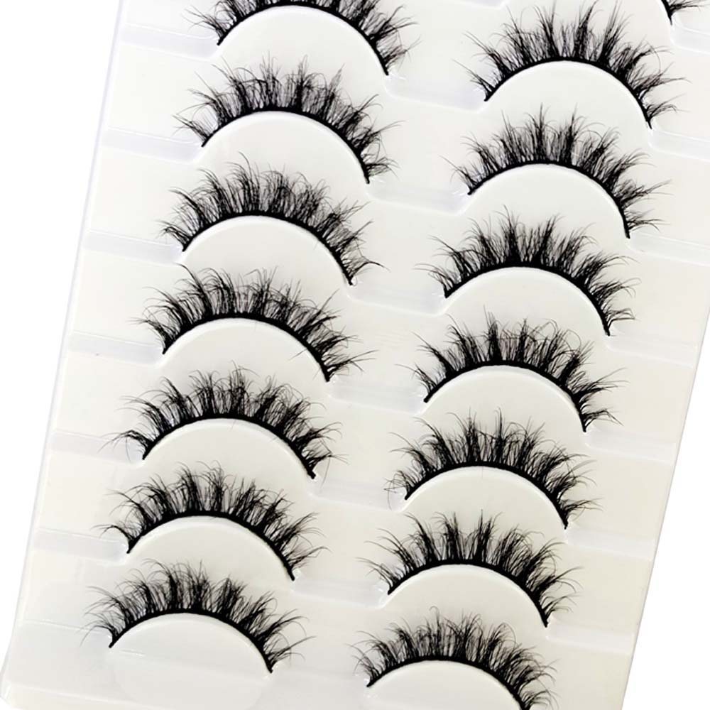 10pairs eyelashes soft fluffy lashes false eyelashes dramatic 3d mink lashes lash extension 3d cilios faux cils