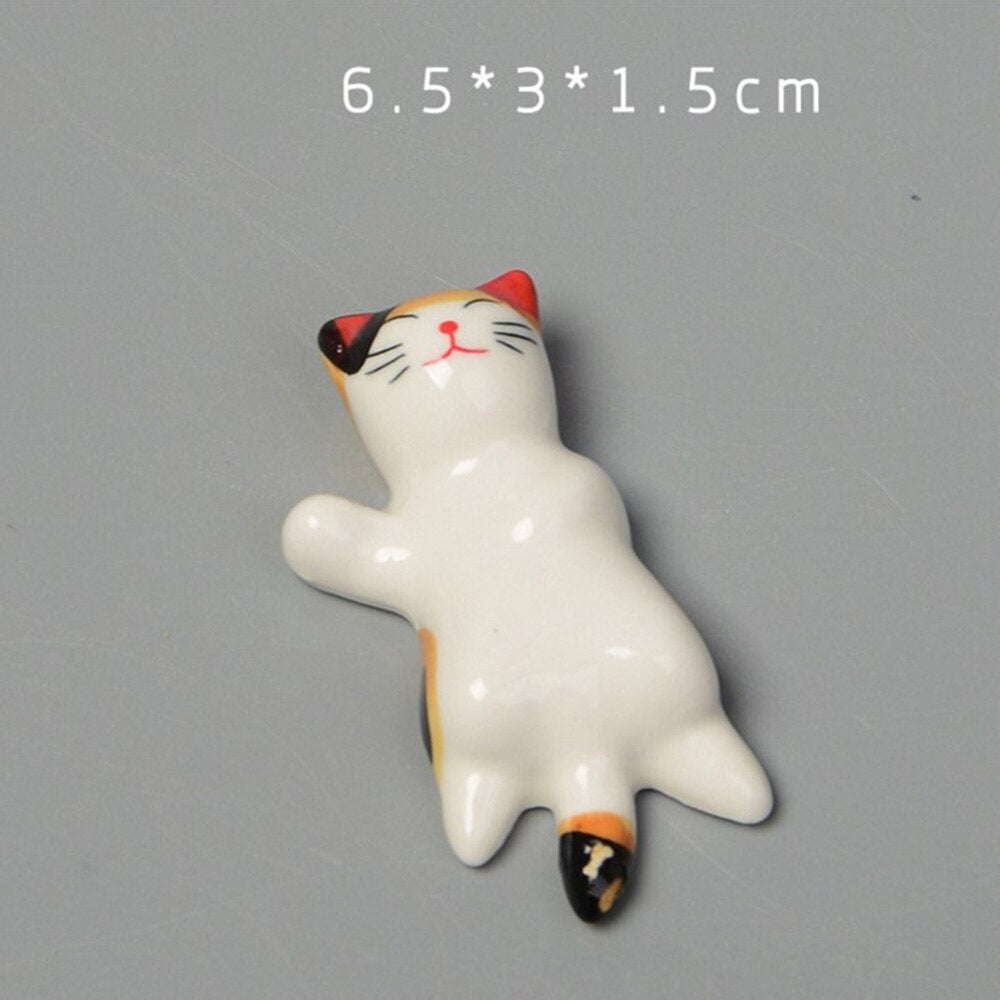 Cute Dumpling Shape Ceramic Chopsticks Holder Stand Chopstick Rack Pillow Japanese Style Kitchen Tableware Tools
