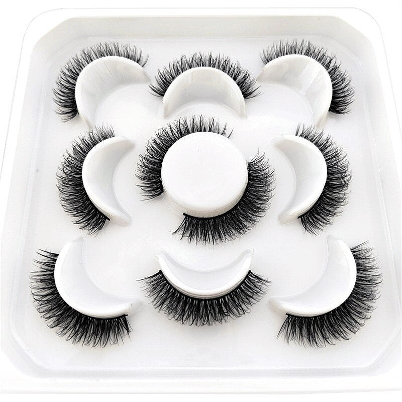 Lashes DD Curl 10-23mm Russian volumes Mink Lashes 3D Mink Eyelashes Lashes Reusable Fluffy False Lashes extensions