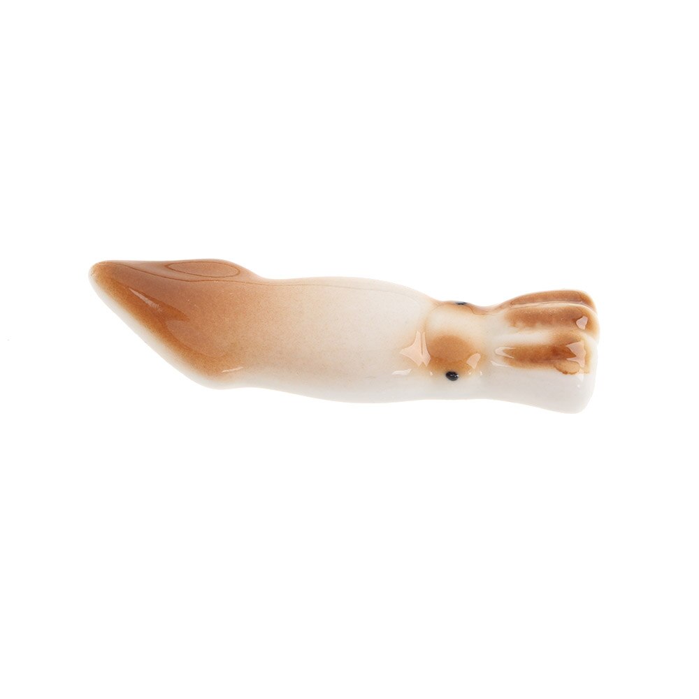 Fish-Shape Ceramic Chopsticks Holder Spoon Fork Rest Sushi Sticks Rack Shelf Chopsticks Holder Stand Rest Pillow Kitchen Utensil