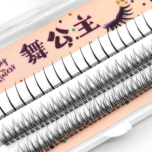 Lash Clusters DIY Individual Clusters Lash Extension Natural Lashes Soft Ribbon Segmented False Bundles Eyelashes