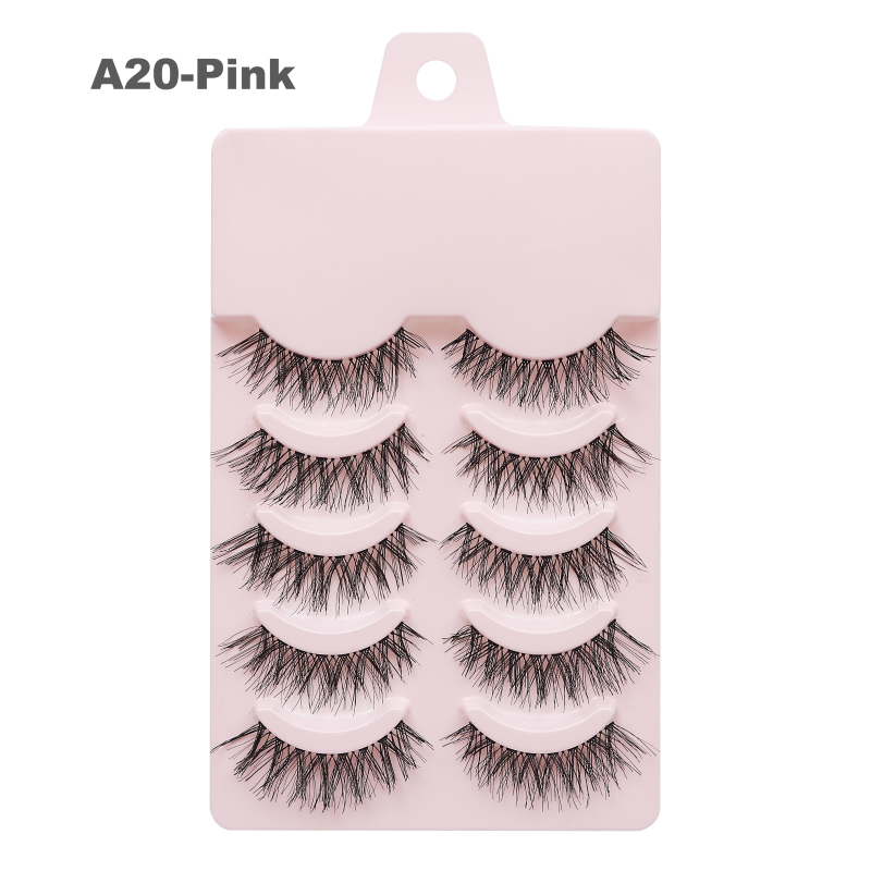Manga Lash Eyelashes Lashes Wispy Mink Eyelashes Cosmetics Korean Style Soft Natural Lashes