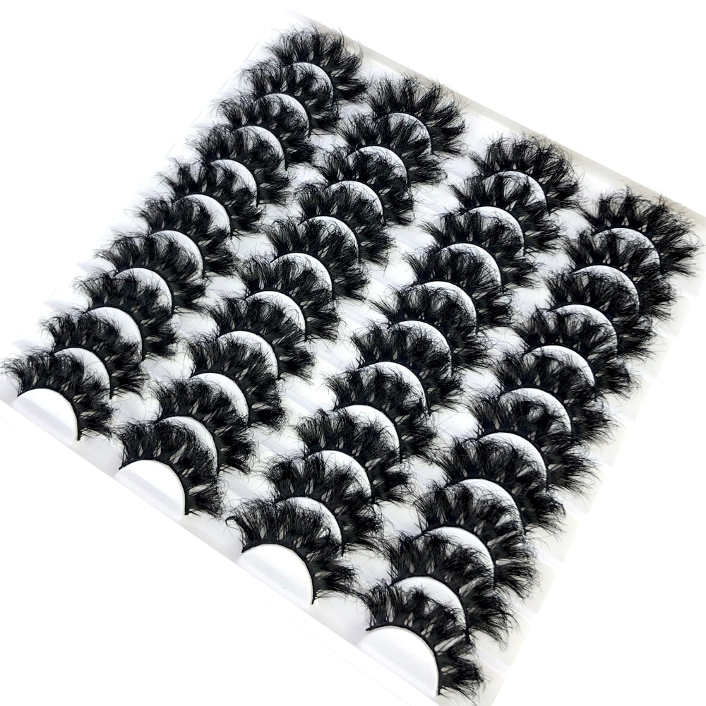10 Pairs Natural False Eyelashes Fake Lashes Long Makeup 3d Mink Lashes Extension Eyelash Mink Eyelashes