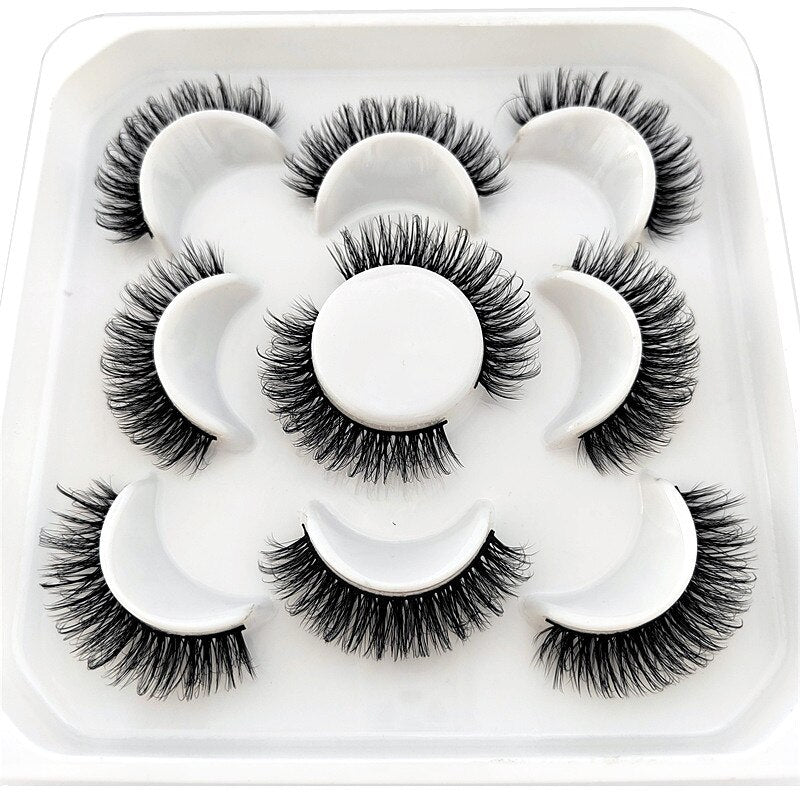 Lashes DD Curl 10-23mm Russian volumes Mink Lashes 3D Mink Eyelashes Lashes Reusable Fluffy False Lashes extensions
