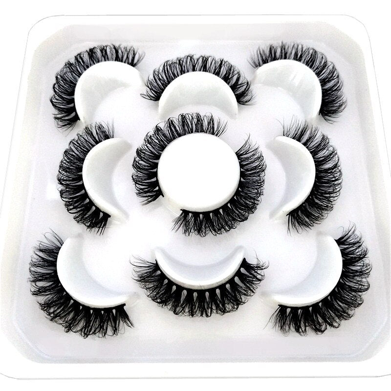 Lashes DD Curl 10-23mm Russian volumes Mink Lashes 3D Mink Eyelashes Lashes Reusable Fluffy False Lashes extensions
