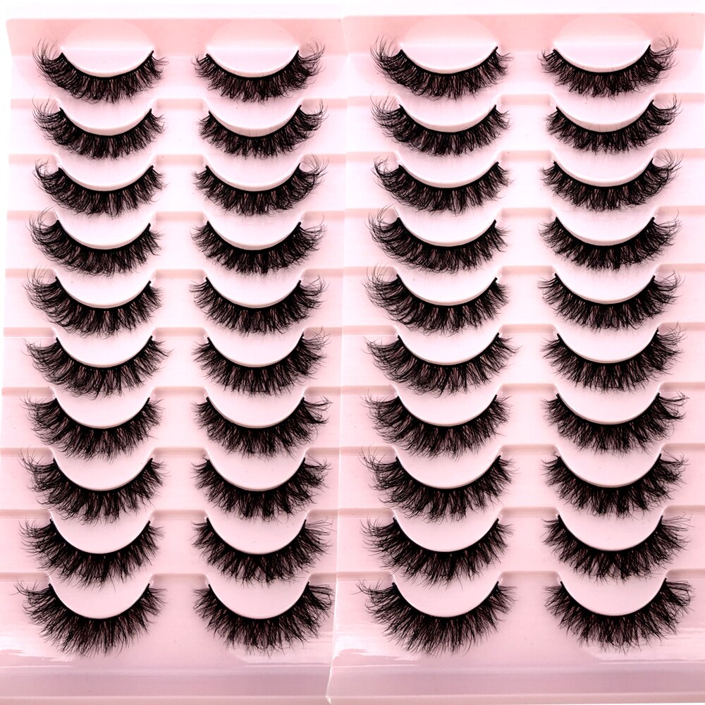 20 Pairs Natural fake eyelashes Lashes 3D mink lashes False bright lashes fadvany Eyelashes extensions of cils eyelashes